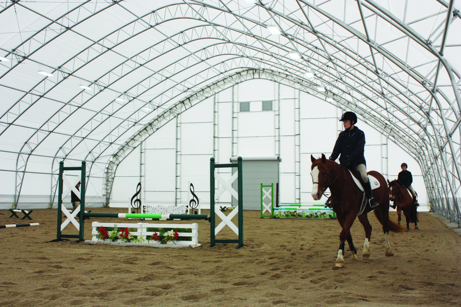 Beautiful view of Equestrian Buildings Clear Span