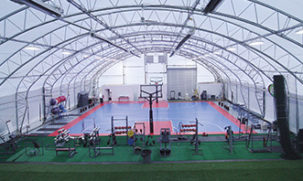 Athletic and Recreational Buildings with a basketball court