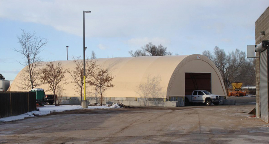 Beige Round HD building
