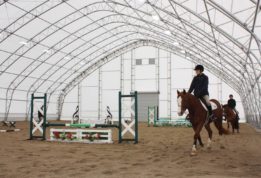 Horse Riding Arena with lighting