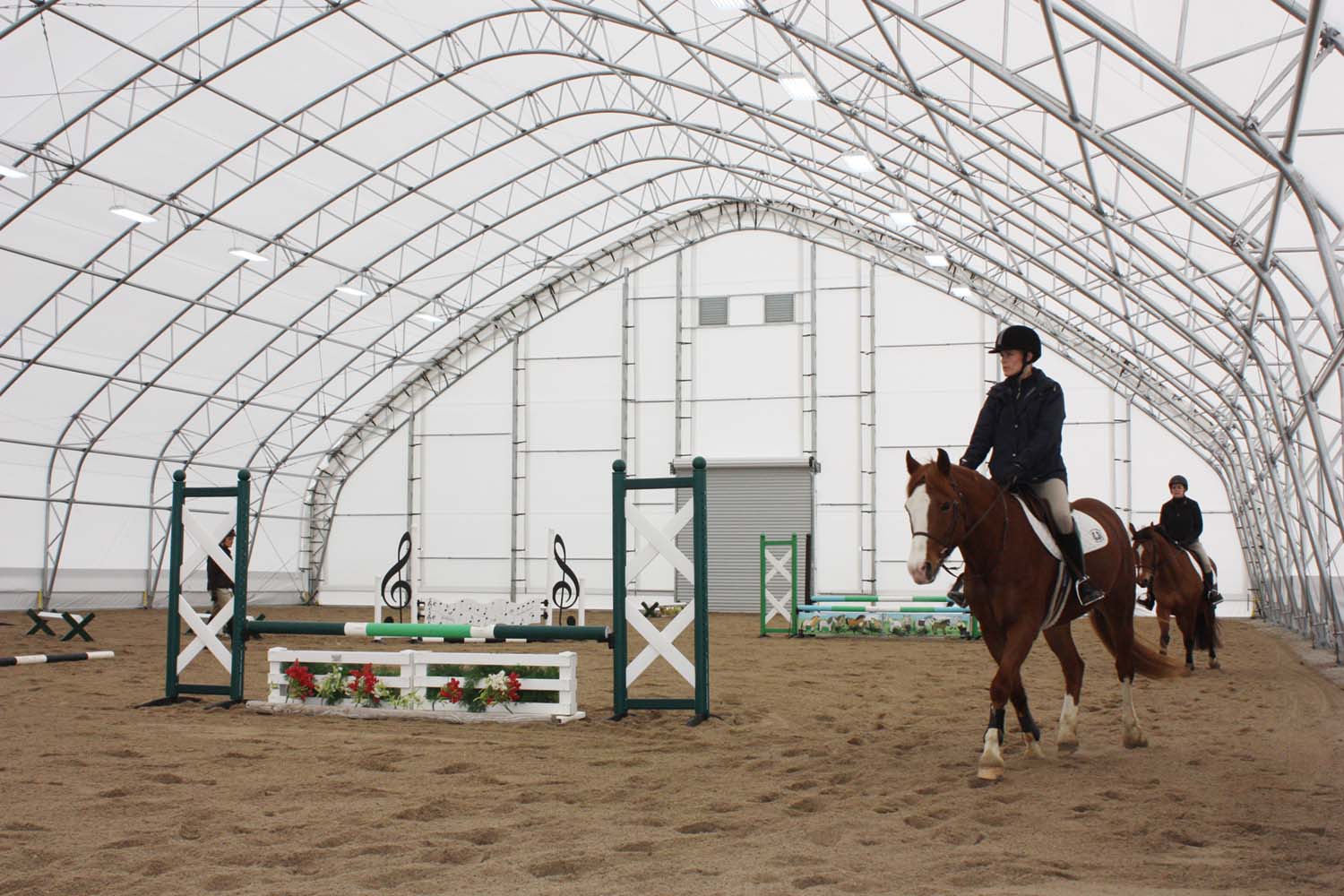 Horse Riding Arena with lighting