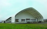 Dairy Building with overhang and curtain side wall