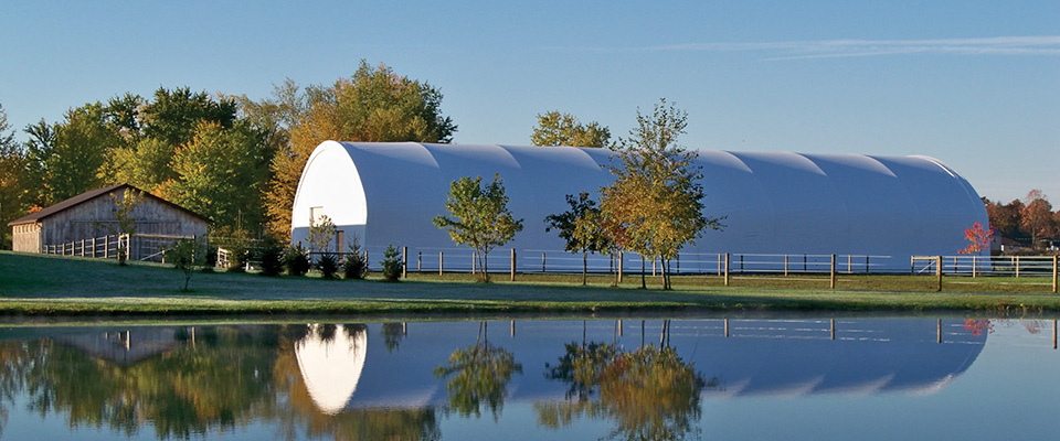 Why ClearSpan - Fabric Building next to a lake