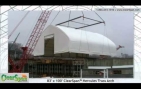 Crane-liftable building by ClearSpan Fabric Structures
