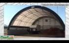 Sand and Salt Storage for City of Adams by ClearSpan Fabric Structures