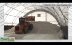 Salt Storage for Stephenson County Highway by ClearSpan Fabric Structures