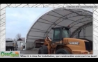 Sand and Salt Storage for Wyandot County by ClearSpan Fabric Structures