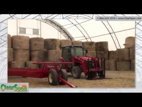 Freeville, NY Youth Facility Utilizes Hay Storage Building from ClearSpan Fabric Structures