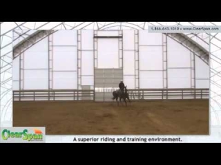 Indoor Riding Arena at Carousel Stables by ClearSpan Fabric Structures