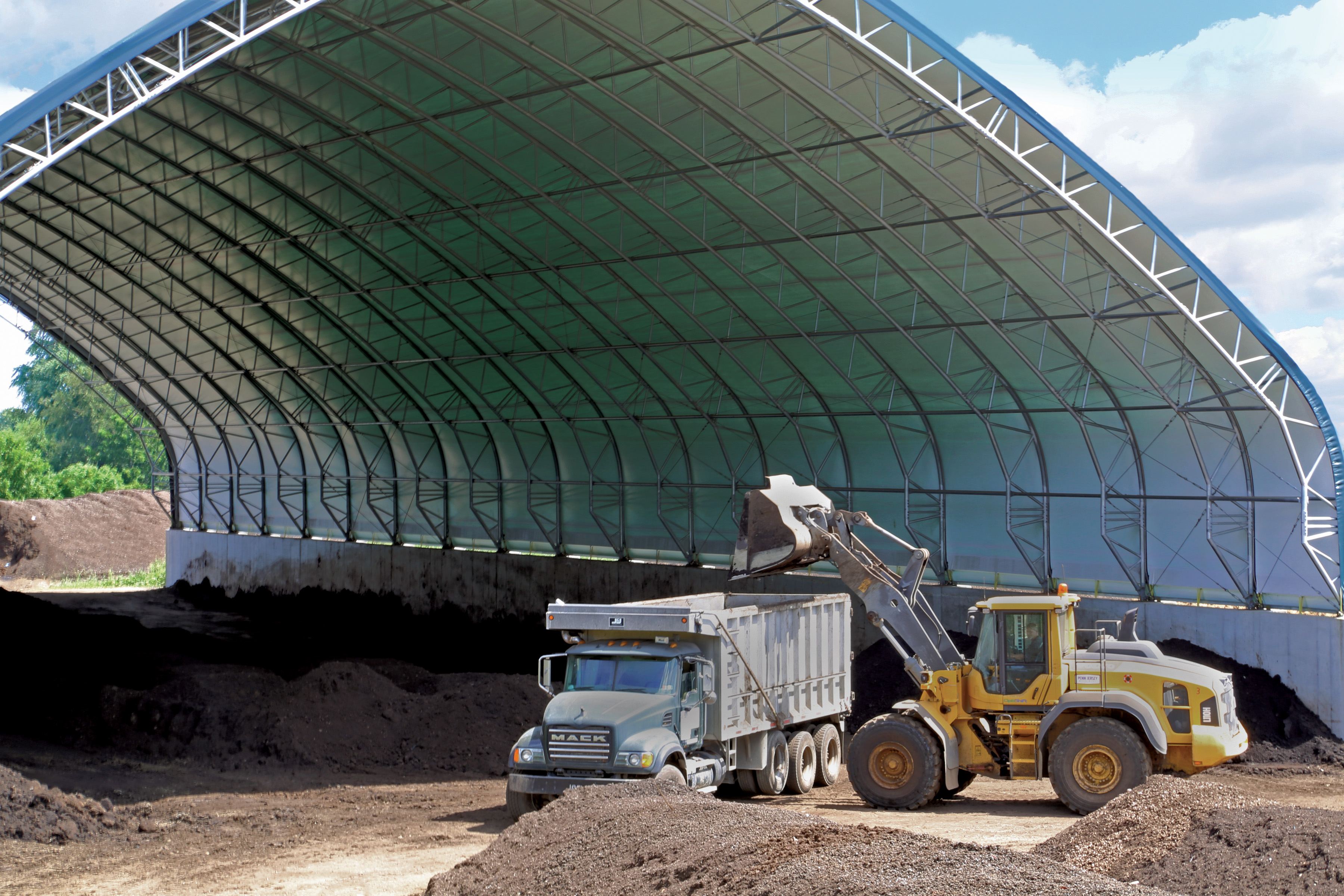 Compost Storage Buildings ClearSpan