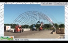 Time Lapse Construction - Sand and Salt Storage Facility in Dyersville, IA