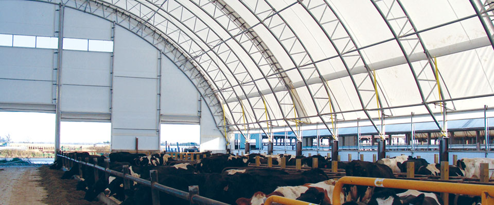 Round Fabric Building for Dairy