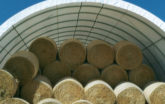 Hay Storage under a PonyWall Building