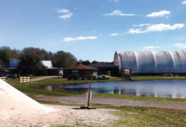 Adventure Farm outdoor view of fabric building