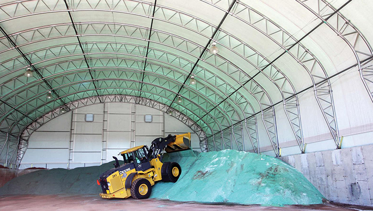 Sand and Salt storage in Hartford