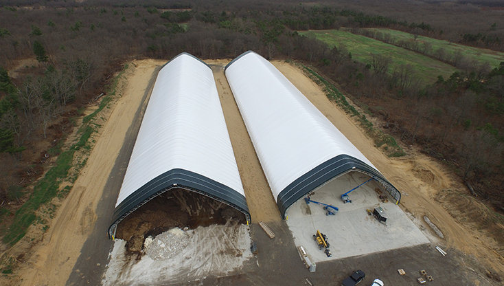 Waste and Decontamination Aerial View