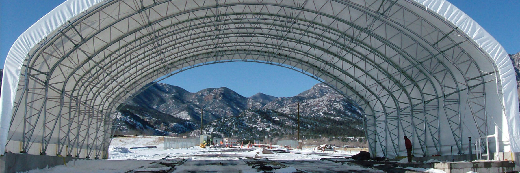 Covered Boat Storage and Winter Boat Storage ClearSpan