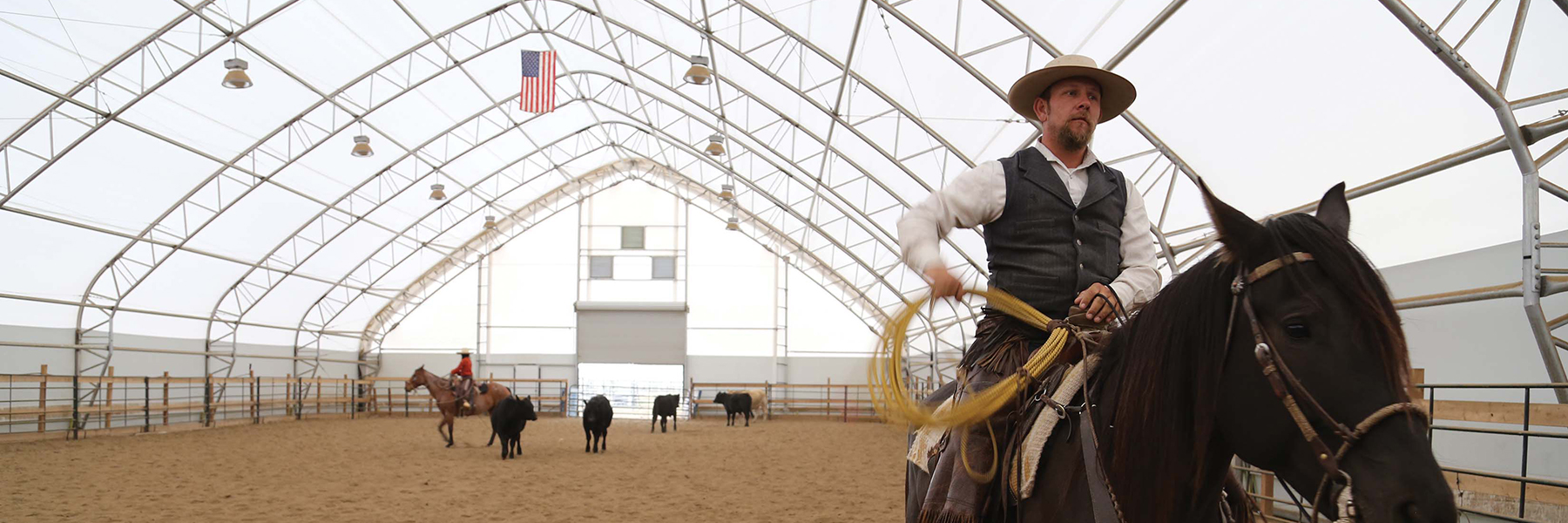 Equine Riding Arena in Colorado - Inside Photo