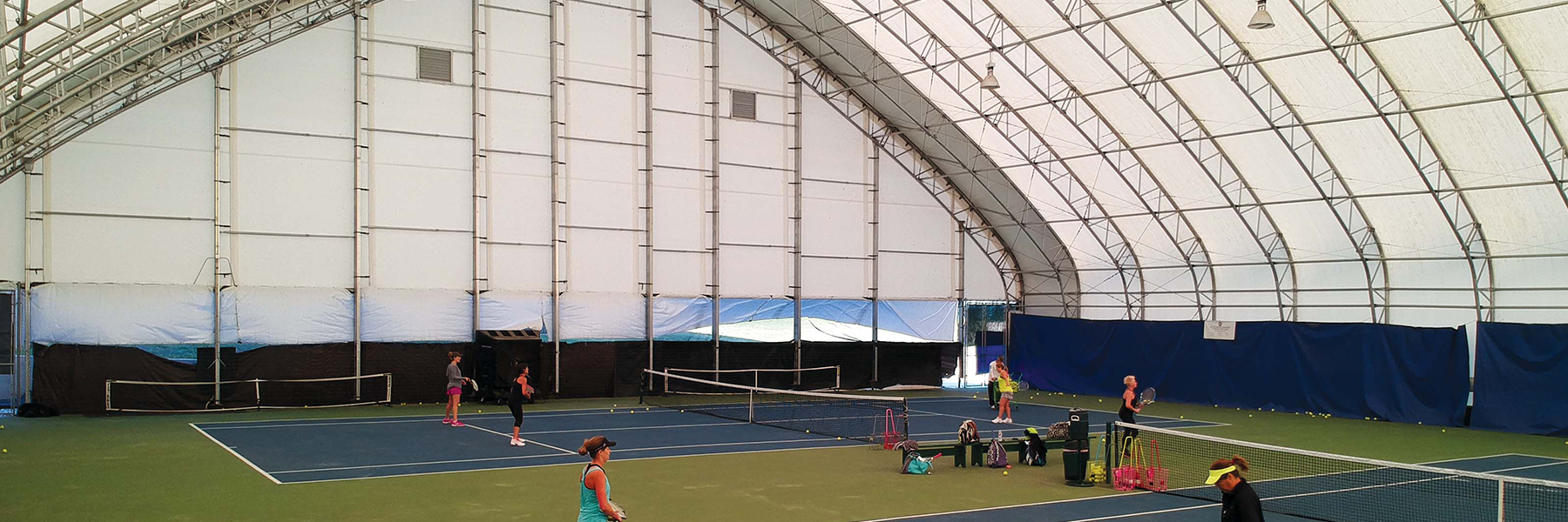 Indoor Tennis Athletic Building