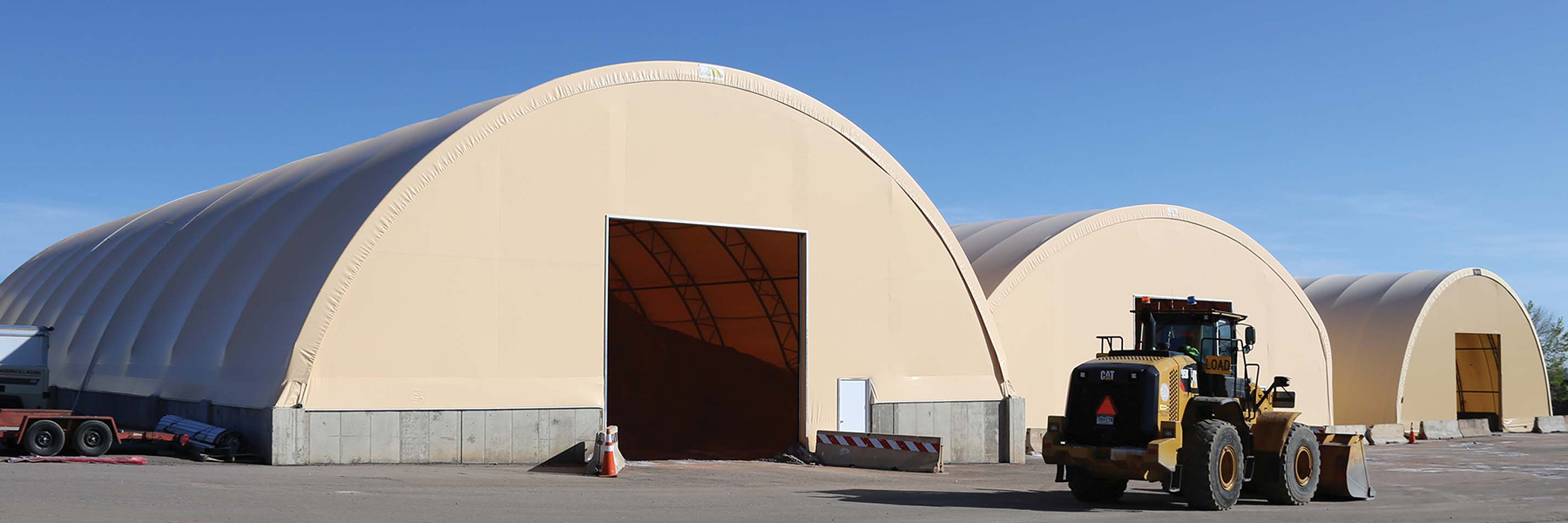 Financing Application - Beige Fabric Structures