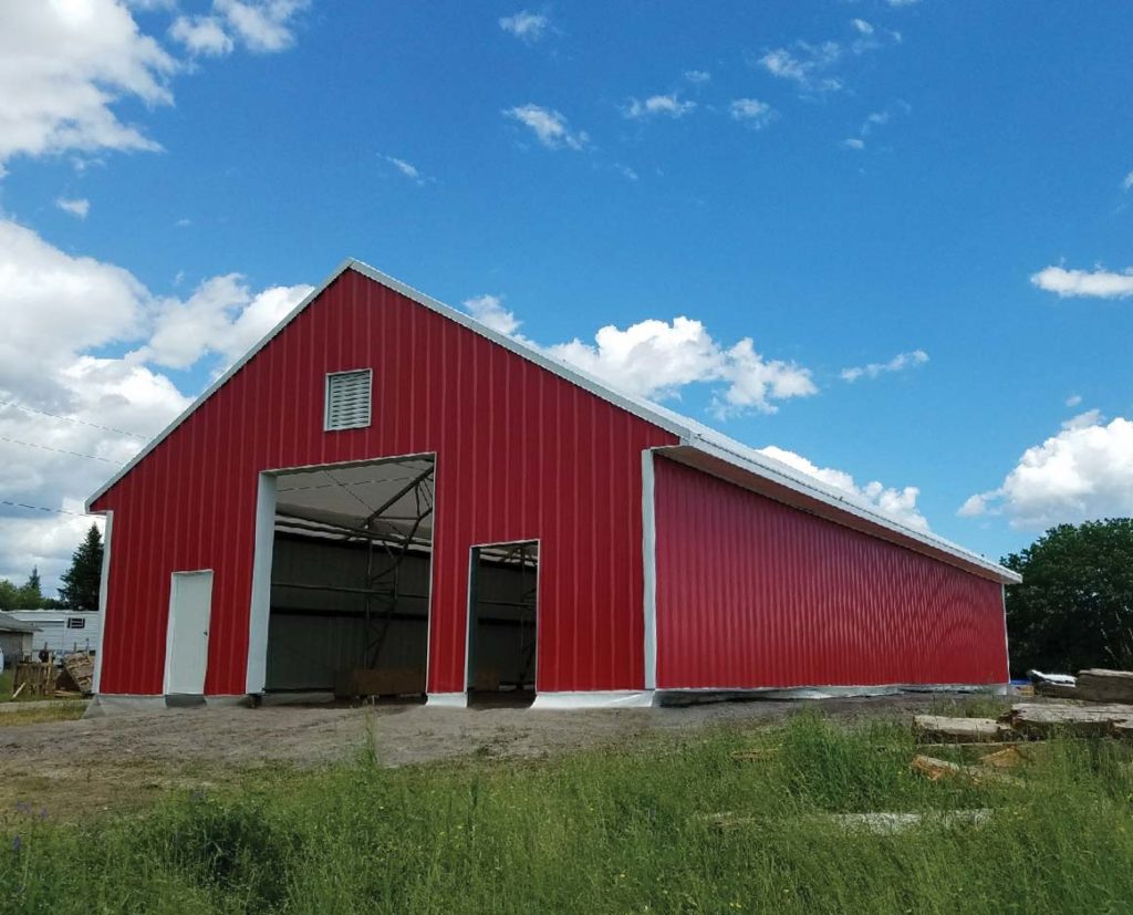 Red Metal Building