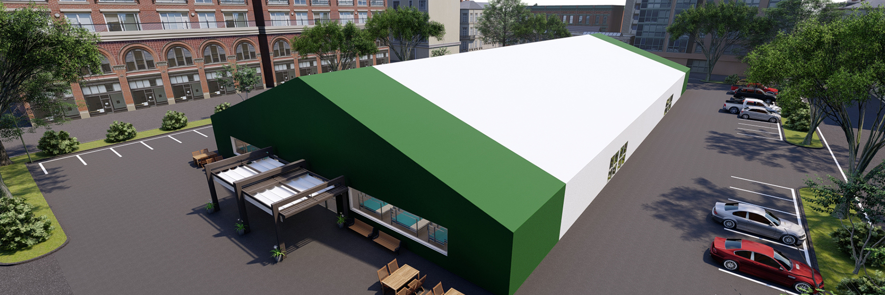 Temporary Housing Reusable and Moveable ClearSpan