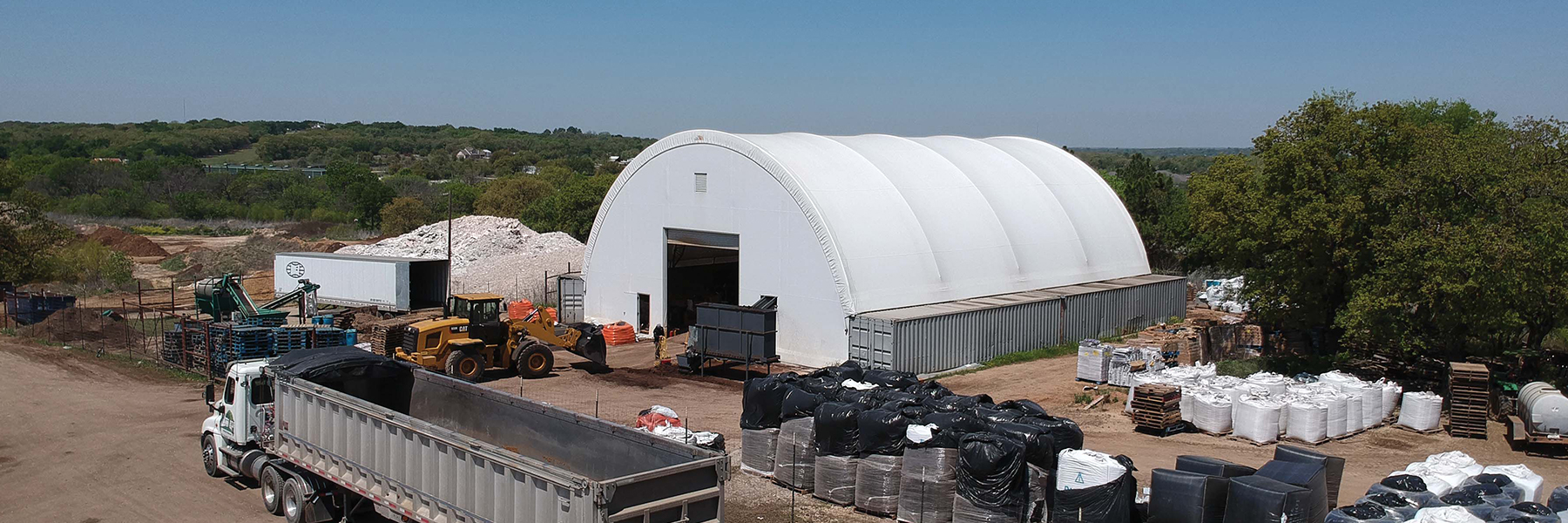 Hazardous Waste Storage ClearSpan