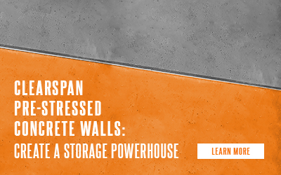 ClearSpan Pre-Stressed Concrete Walls: Create a storage powerhouse