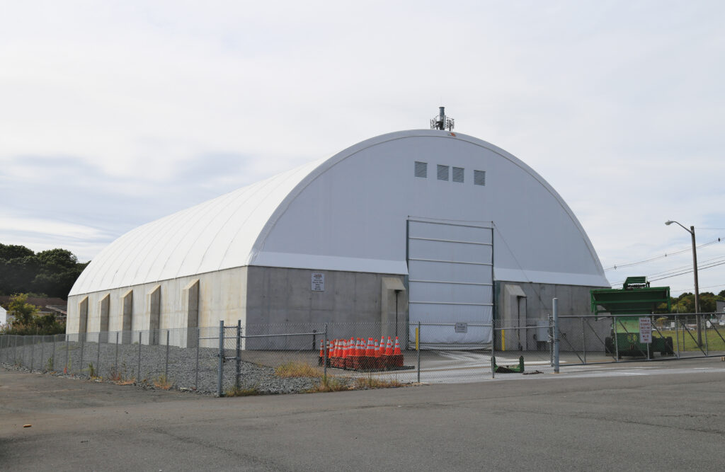 outside fabric structure