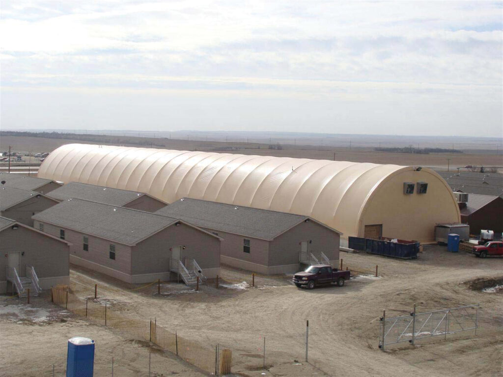 Fabric Structure At Military Base