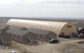 Fabric Structure At Military Base