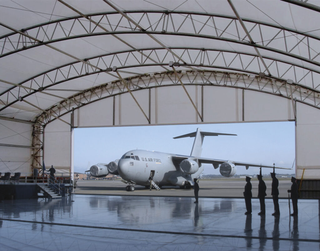 fabric structure for air force plane