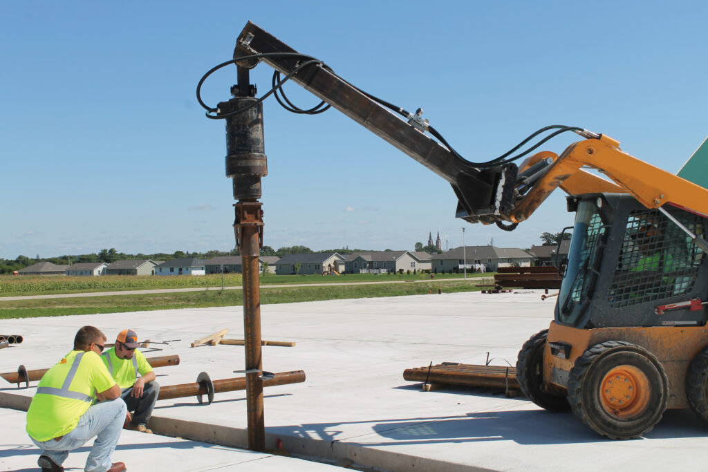 helical anchor installation