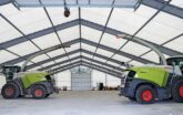 I-Beam Fabric Structure With Stored Vehicles