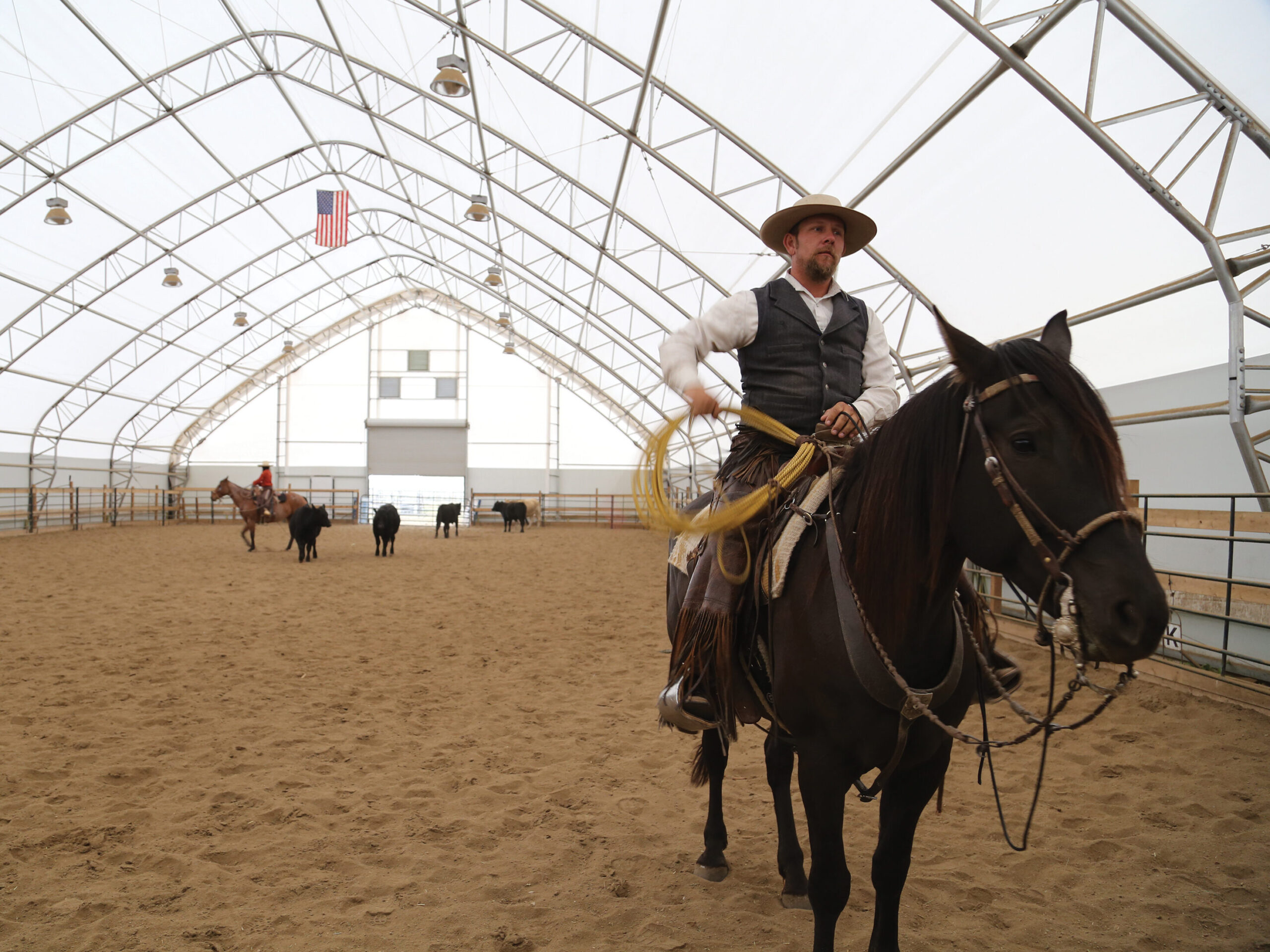Equine Riding Arena in Colorado - Inside Photo