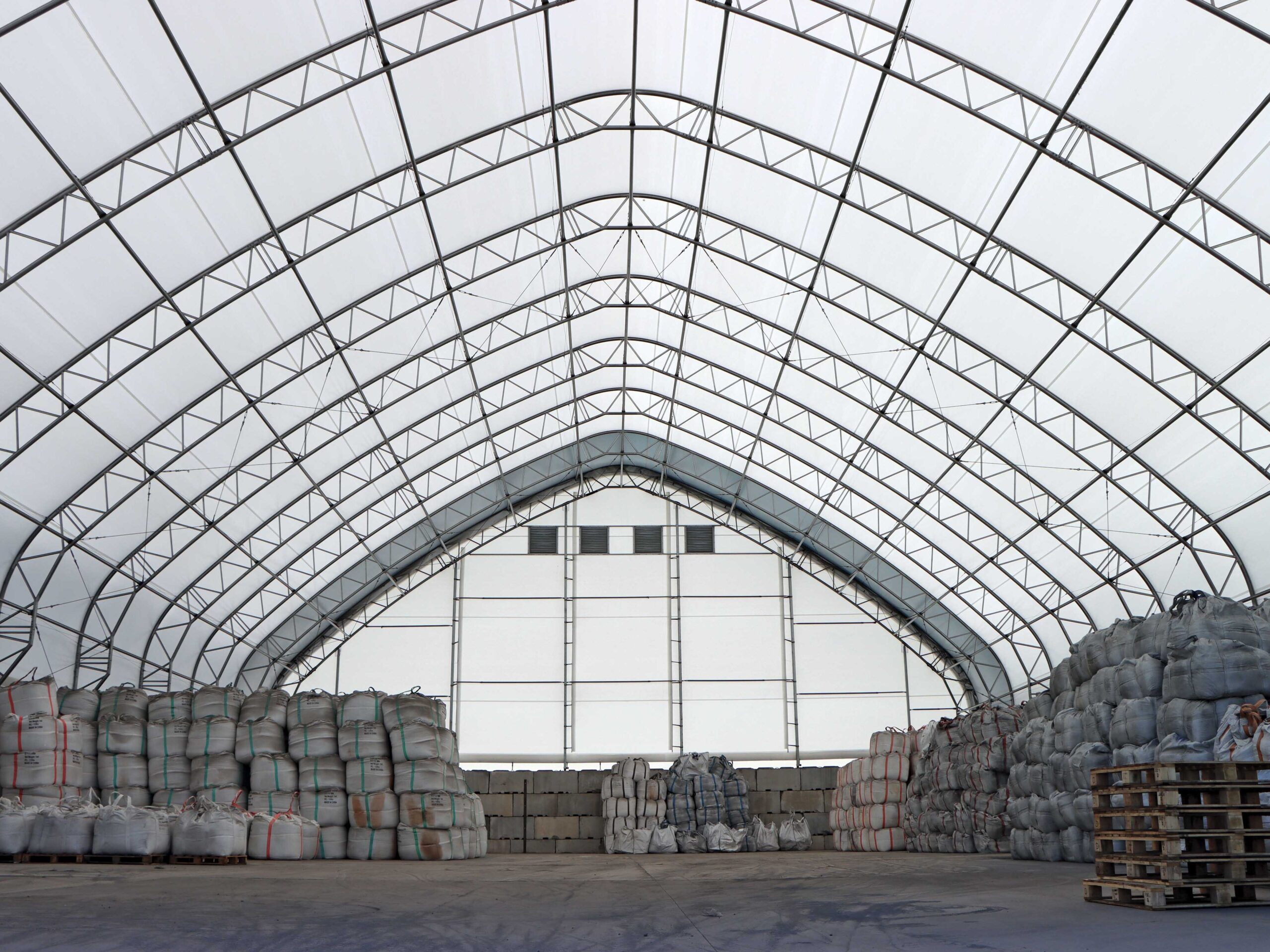 Fabric Structure Bulk Storage