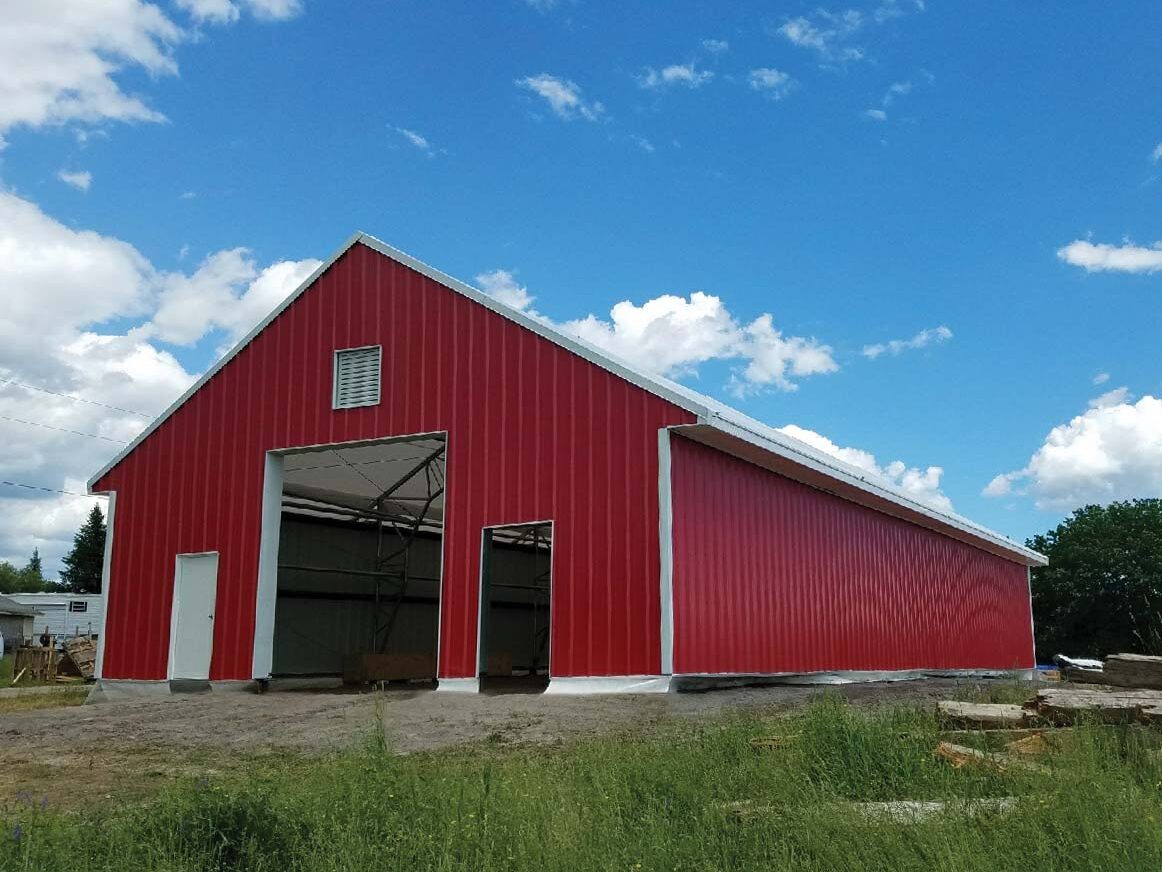 Red Metal Building