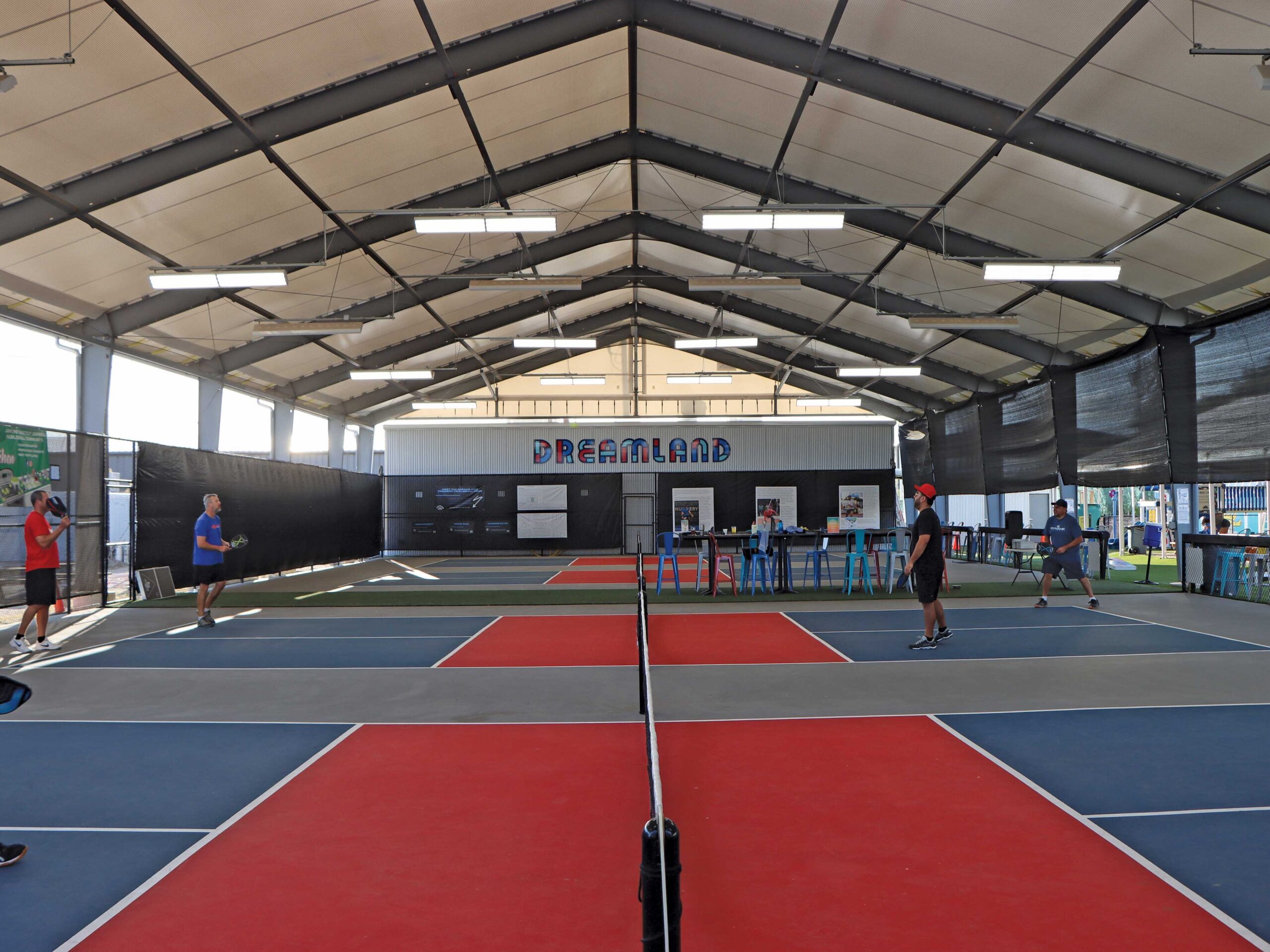 indoor pickleball facility