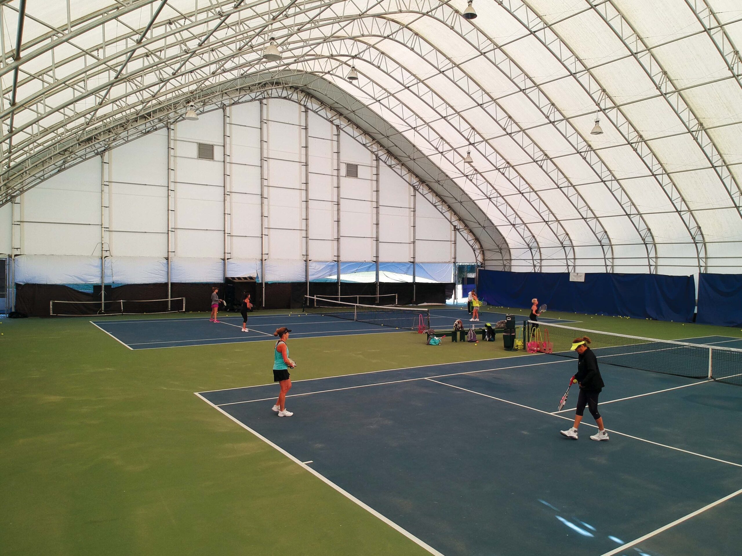 Indoor Tennis Athletic Building
