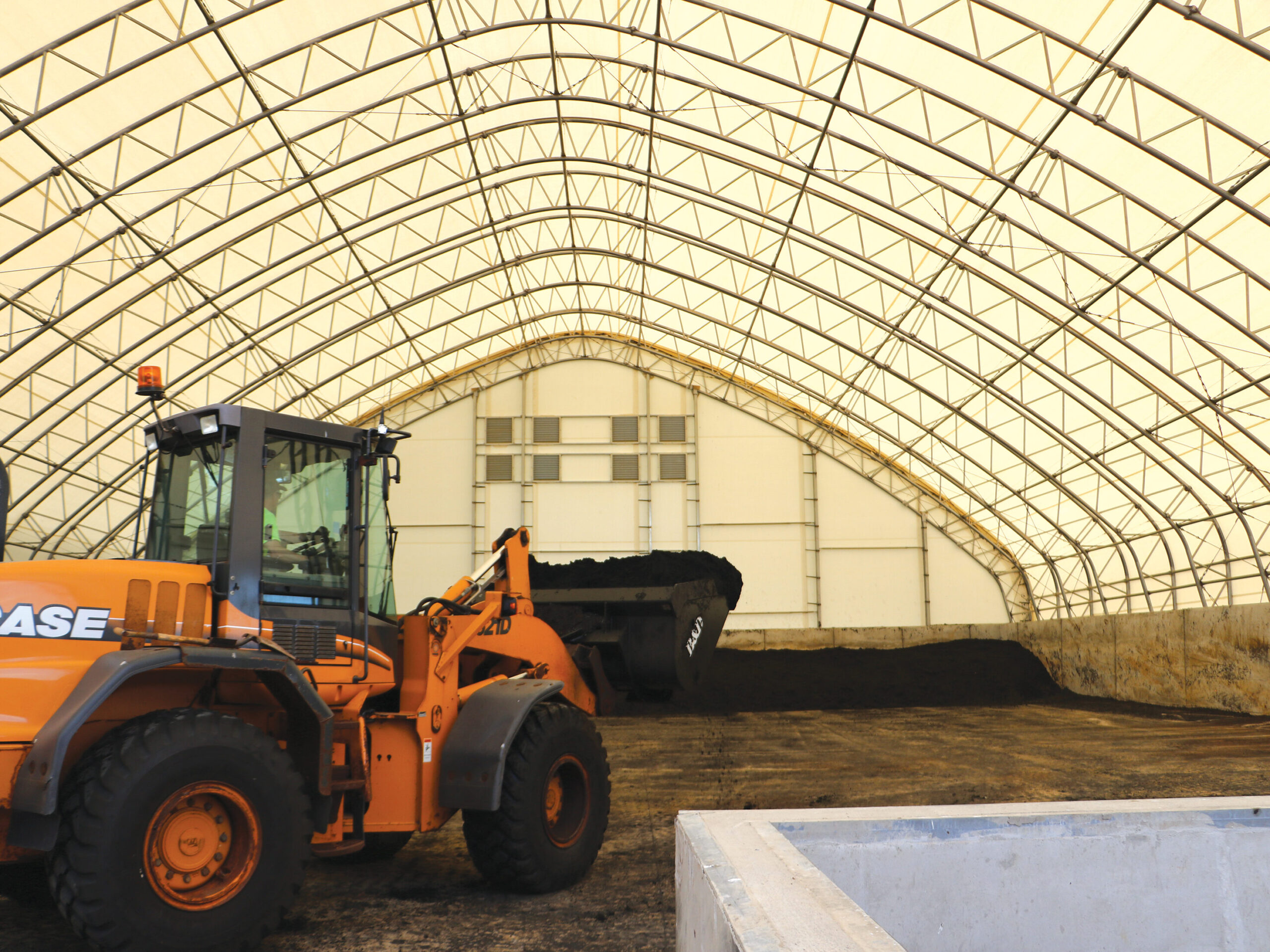 vehicle operating in waste water treatment plant