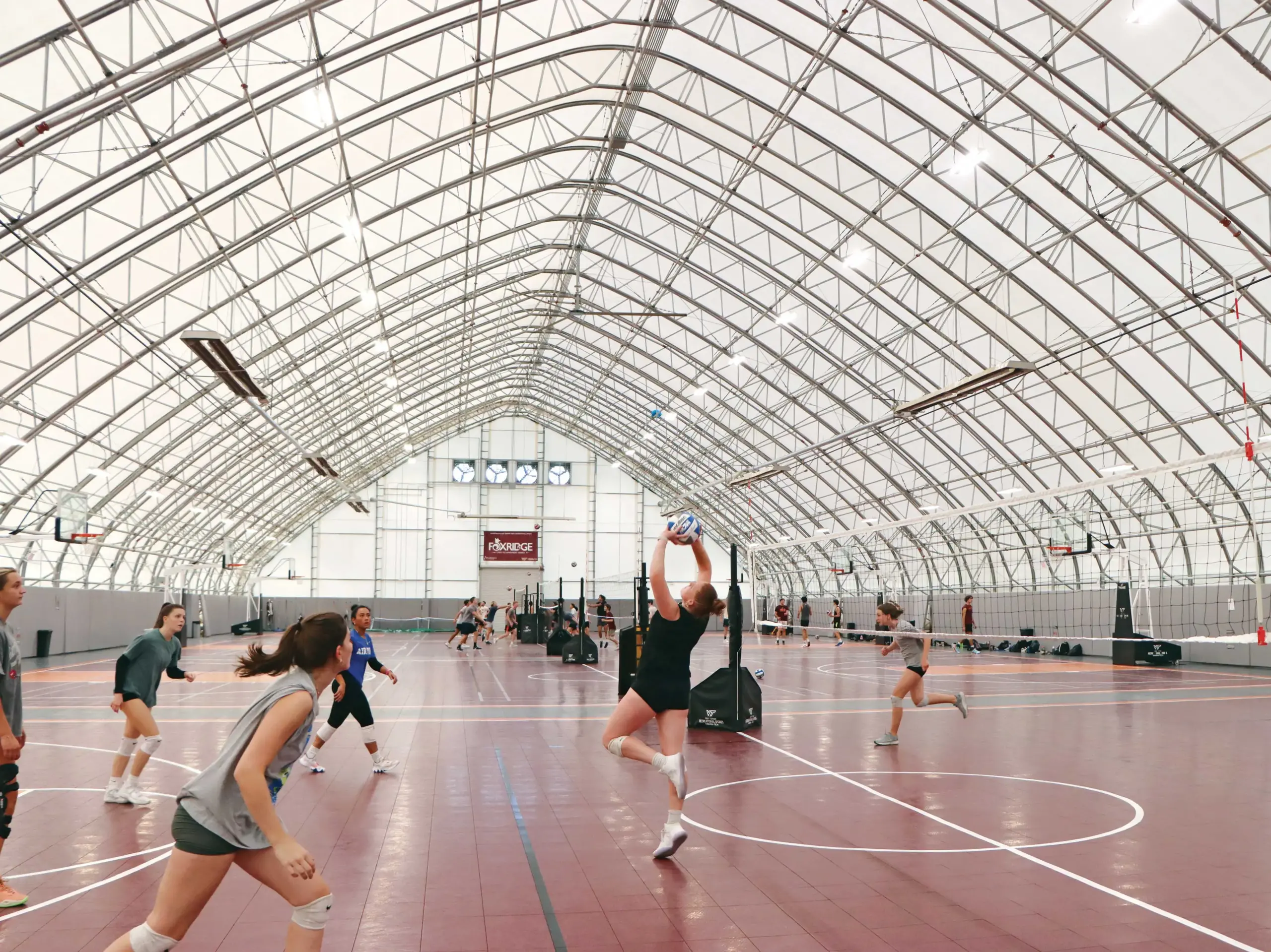 inside Virginia Tech Field House